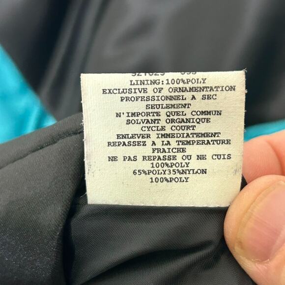 VTG Jessica McClintock x Gunne Sax Mini Dress Size 3 Hoco Sequins Strapless 80s - Picture 10 of 13